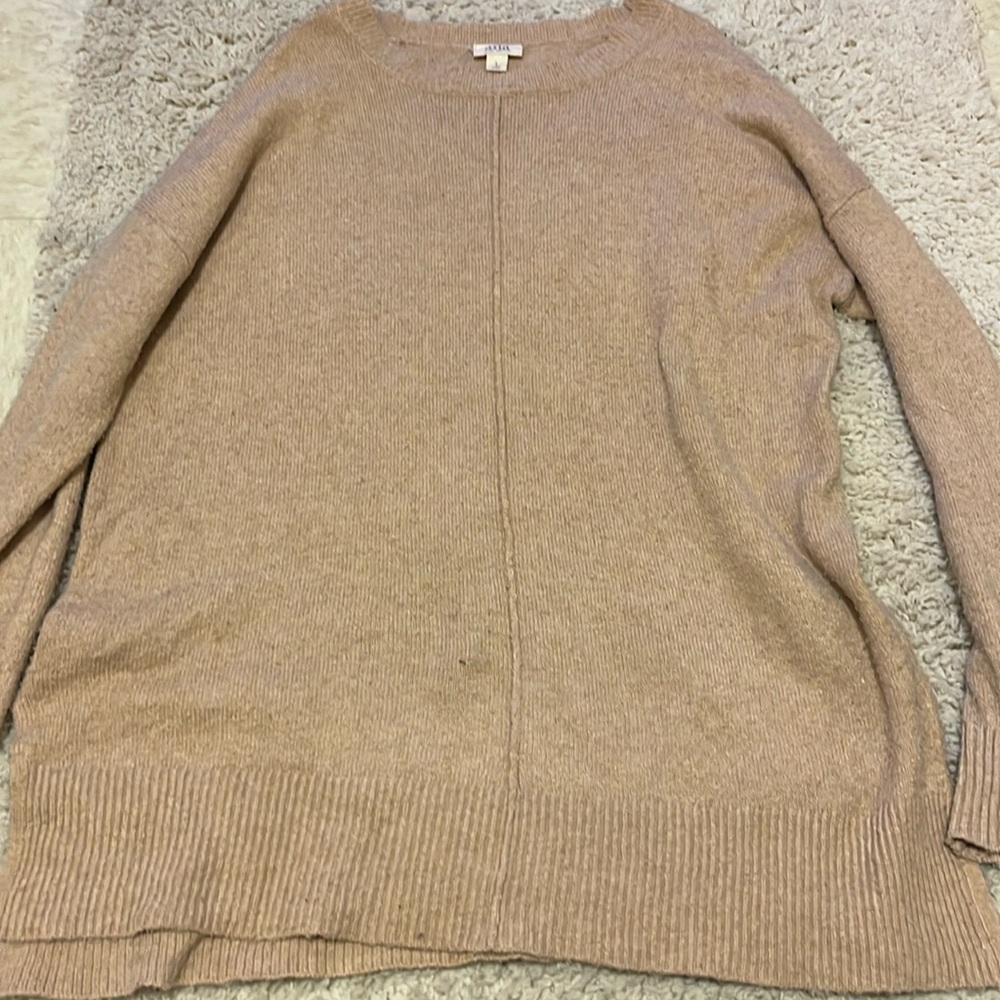 Long sweater tan